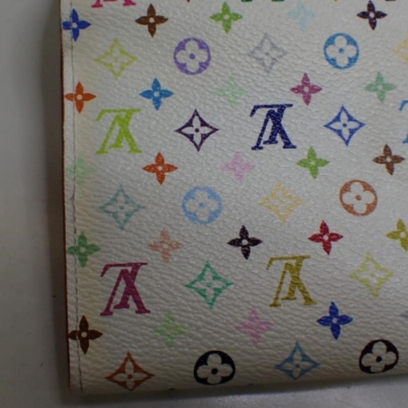 Authentic Vintage Louis Vuitton Monogram Multicolor Murakami Sarah Long Wallet - Picture 7 of 14